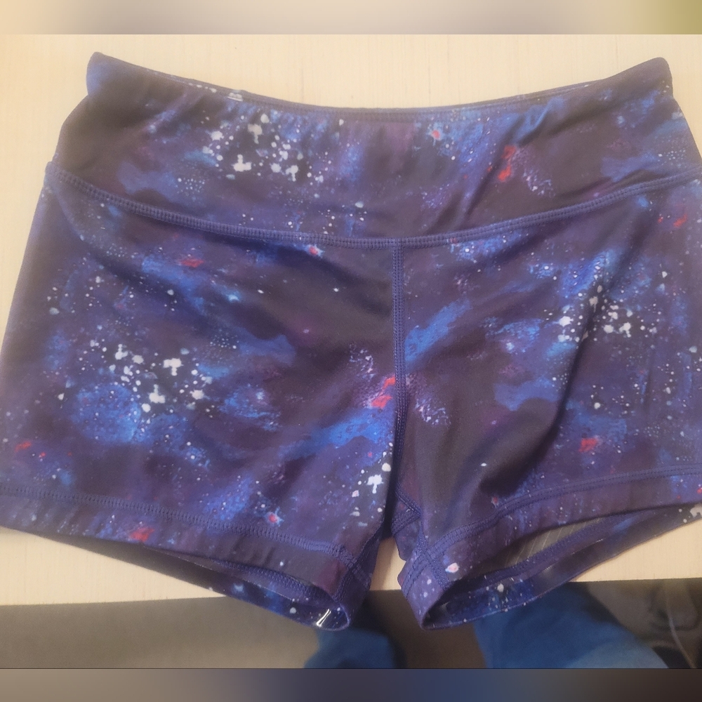 IAB mfg athletic booty 2.0 workout short 3-INCH NO-RIDE PINK GALAXY